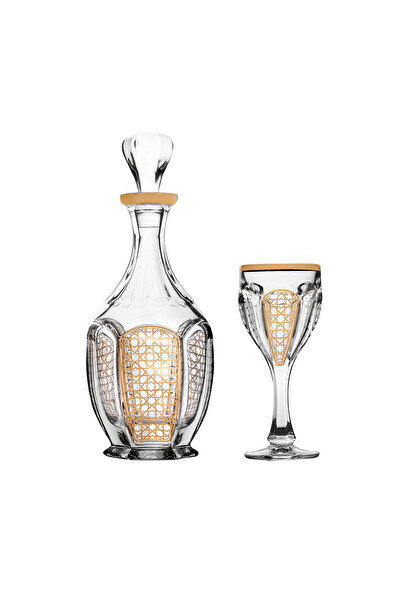 Dimlaj Cordoba Glass Drink Set CB/5-Gold