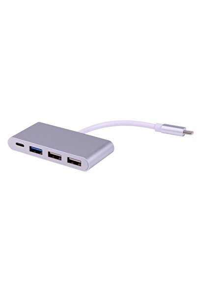 KOMA USB-C 4in1 hub, multiport, 2x USB-A 2.0, 1x USB-A 3.0, 1x USB-C