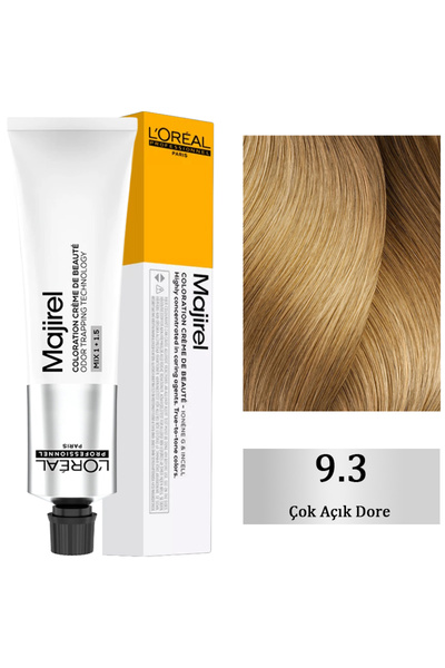 L'Oréal Professional Majirel Gold Coloration Creme - Saç Boyası No: 9.3 Çok A...