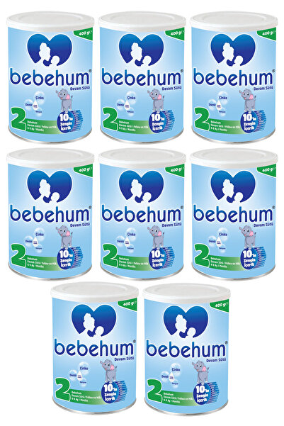 bebehum Teneke 2 Devam Sütü 400 gr 6-9 Ay x8 Adet