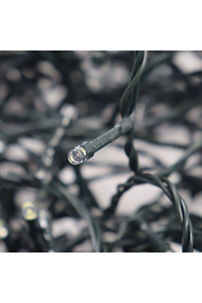 DacEnergy Christmas tree installation, 400 LEDs with cold light, 5.8 W, length 39.9 meters, co...