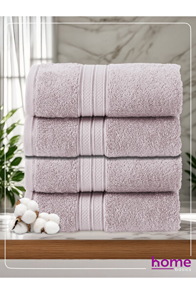 Donetella 4-Pcs Premium Bath Towel Set 70x140cm – 100% Combed Cotton, 600 GSM, Quick Dry, Ultra-Absorbent