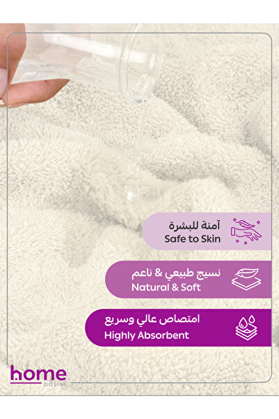 Donetella 4-Pcs Premium Bath Towel Set 70x140cm – 100% Combed Cotton, 600 GSM, Quick Dry, Ultra-Absorbent