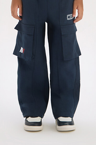 Nebbati Boy Navy Blue Trousers