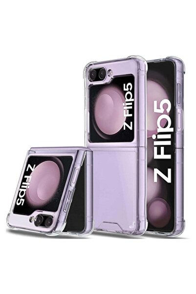 Generic Case for Samsung Galaxy Z Flip 5 - Hard PC Back & Soft TPU Bumper Pro...