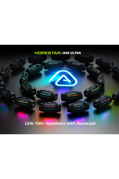 Generic A60 Ultra 450W Bluetooth 5.4 AI Smart Speaker with Detachable 30000mAh Battery