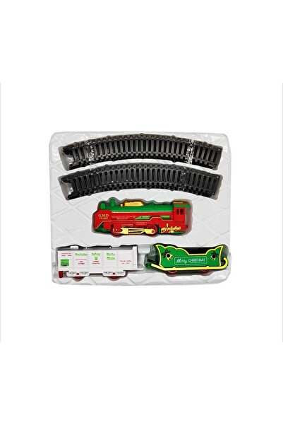 OEM Christmas electric train with lights and 3.10 m track, Merry Christmas