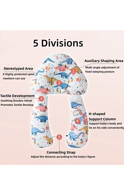 Generic Baby Head Shaping Pillow, Neck Support Memory Foam Pillow,Planet Edition