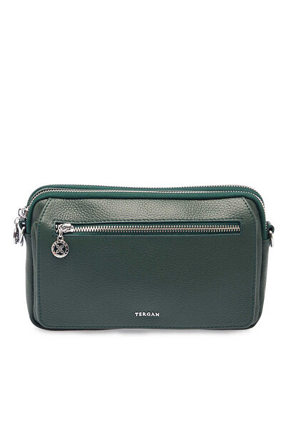 Tergan Green Genuine Leather Women's Handbag - S25Y1Bc79999-I5T