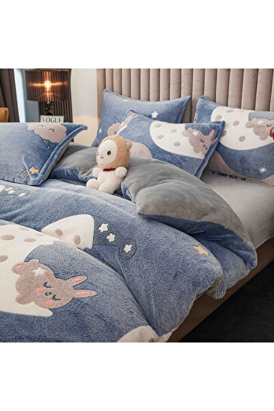 CHIRASO CHIRASO, COCOLINO Linen, ELASTIC Fitted Sheet compatible 140, 160 and 180x200 Duvet Cover 2 Sides Pillowcase