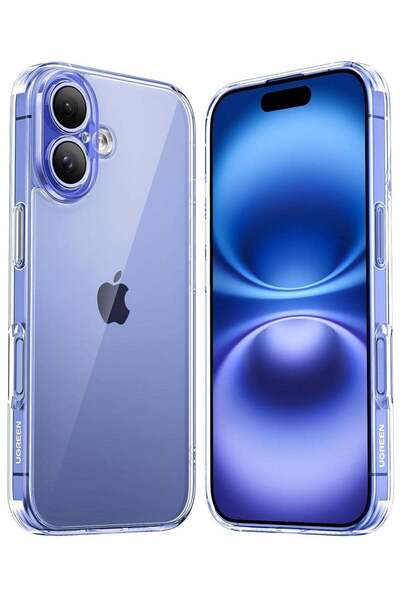 Generic iPhone 16 Clear Soft Flexible TPU Shockproof Transparent Back Cover