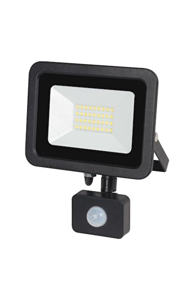 gelux 20W LED floodlight with sensor, IP65, Horoz, cold light, black