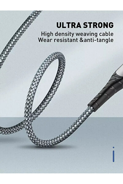 LDNIO USB-C to Lightning 2m Grey Cable 30W LC112