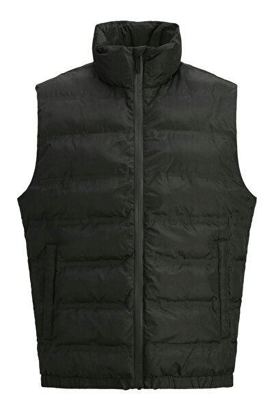 Jack & Jones Men's Black Vest Model Code: (12283172) Jcofusıon Heat Quilted Bodywarmer Sn
