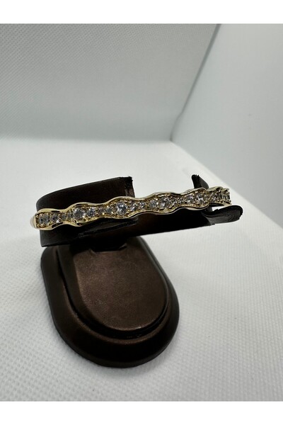 XUPING JEWELRY 14K TAŞLI KARARMAZ KELEPÇE BİLEKLİK