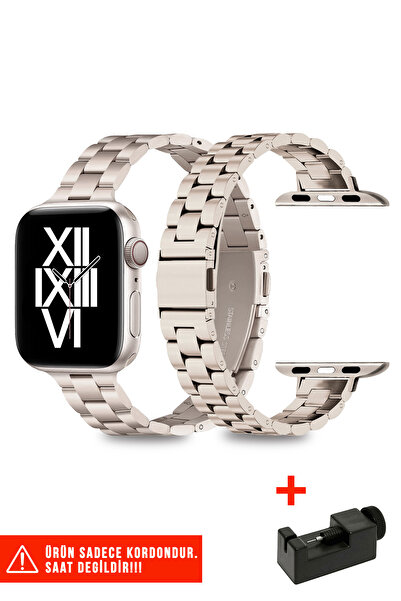 Nezih Case Slim Metal Band Compatible with Apple Watch Series 2/3/4/5/6/7/8/9/Se 38mm 40mm 41mm and Series 10/11 42mm