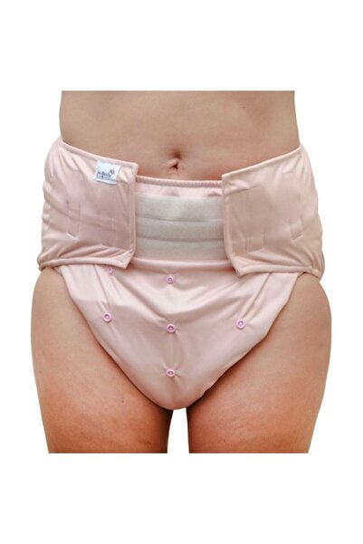 Pupus Reusable adult diaper with insert - size S/M/L - PINK - 68-128cm - waterproof set 1 with bamboo inse