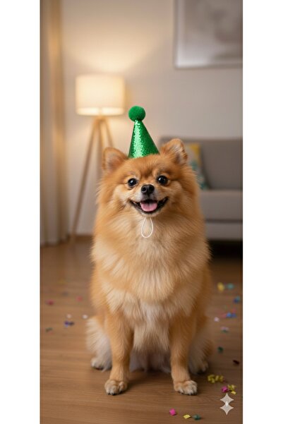 Minia قبعة عيد الميلاد اللامعة للكلاب والقطط