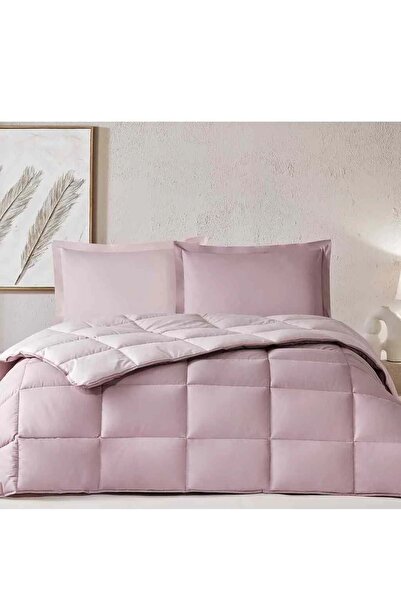 Özdilek 100% Cotton (Fitted Sheet) Double Bed Set-Colourist Rose Powder