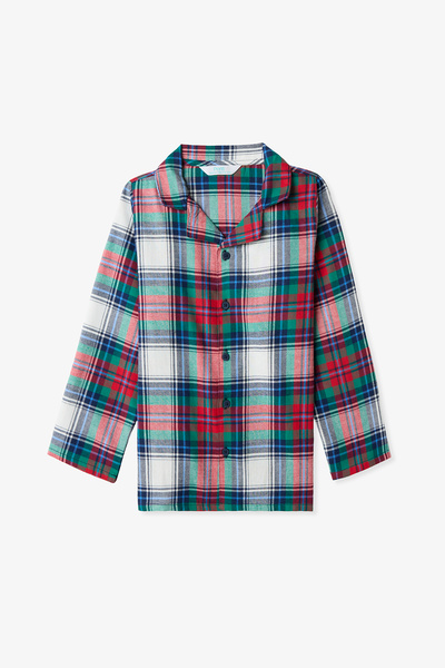 Penti Unisex Children's Plaid Light Buttoned Pajama Set