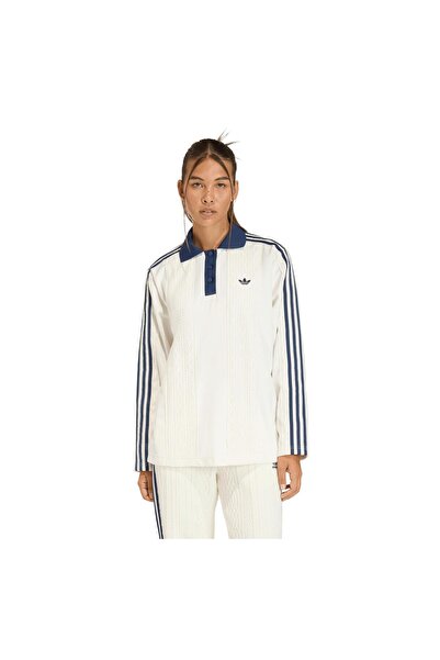 adidas KR7651-K Ls Τζέρσεϊ Γυναικείο Φούτερ Λευκό