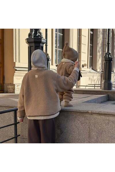 Doray Organic Teddy Baby Jumpsuit Coat | Baby Clothing