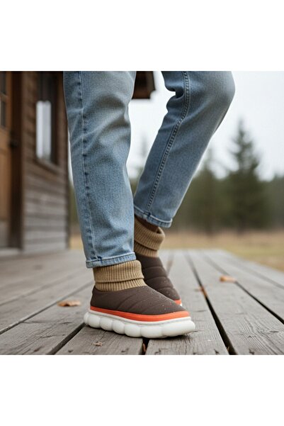 OEM Men's cotton-padded slippers, for indoors or short outdoor outings, 43079B-54