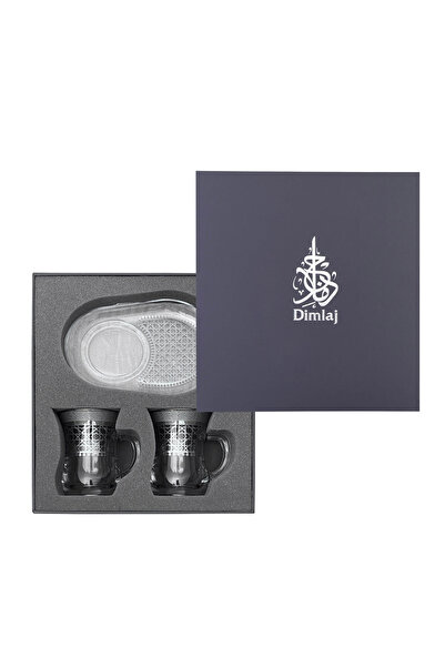 Dimlaj Cordoba Glass mug Set CB/4-Platinum