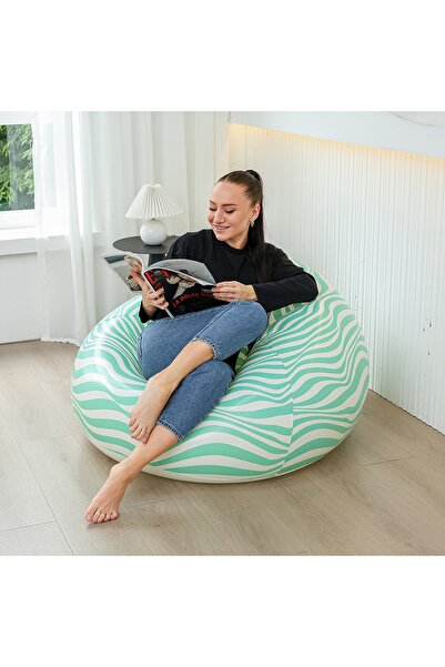 Generic Inflatable sofa single-person air chair outdoor courtyard leisure chair plush air chair