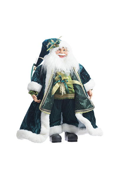 OEM Decoratiune Craciun, Mos Craciun verde, 60 cm