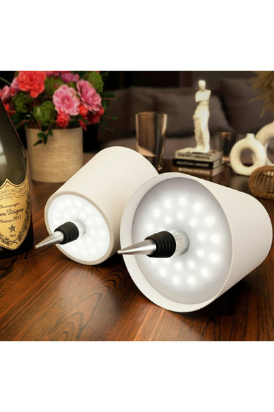 zola LED glass stopper lamp, adjustable color temperature, touch button, stopper diameter 15-20 mm, USB