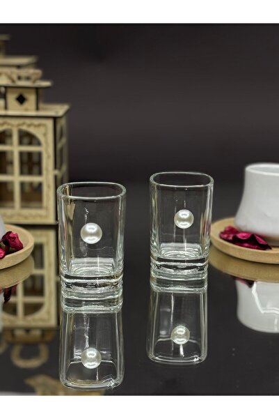 KirLiNova İncili Likor Kahve Yanı Bardak Seti 2’li