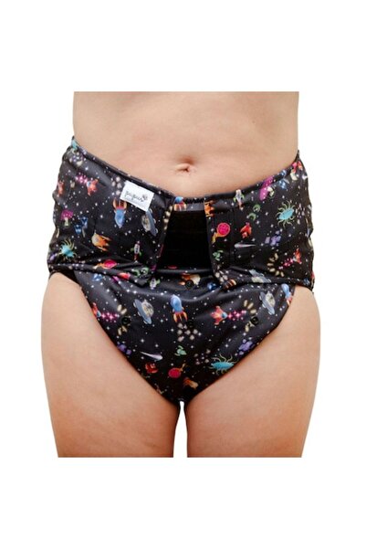 Pupus Reusable adult diaper with insert - space - size - XL/2XL - 110-160cm - set with 1 bamboo insert