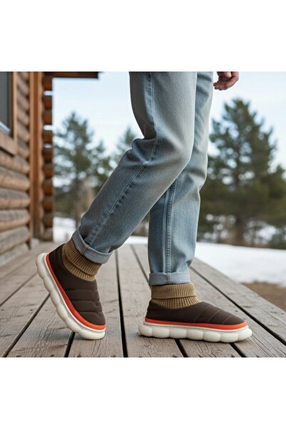 OEM Men's cotton-padded slippers, for indoors or short outdoor outings, 43079B-54