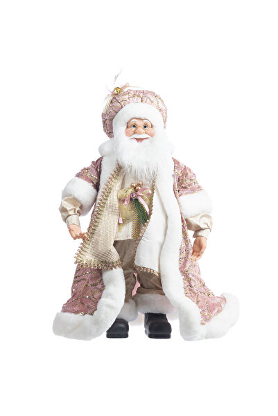 OEM Decoratiune Craciun Mos Craciun roz, 60 cm