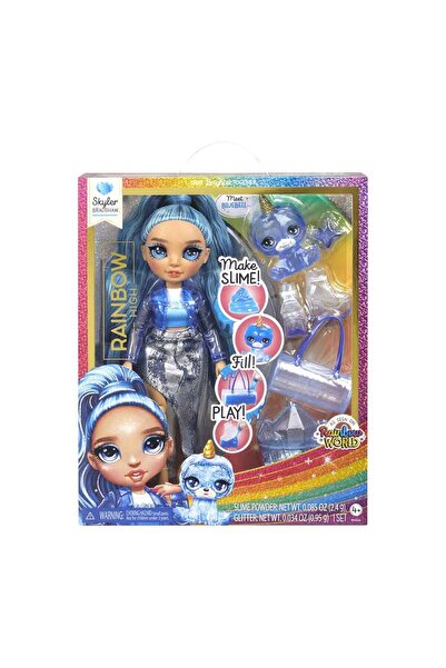 Rainbow High Skyler - Parlak Slime ve Evcil Hayvan Serisi Bebeği 120216