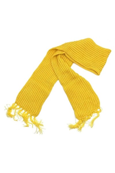 Notte Rossa Wool/Cotton Knitted Thessaloniki Knitwear Scarf Kaşkol 200cm