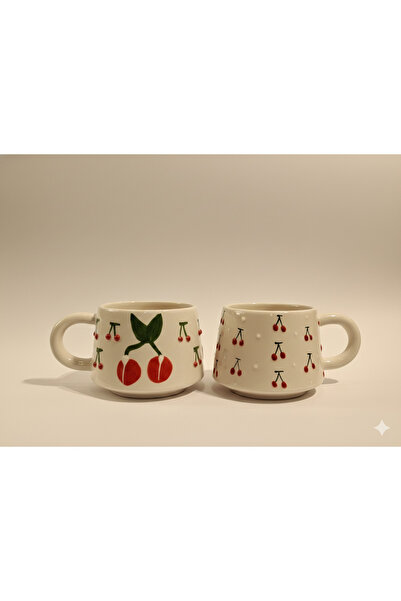 hesperides زوج من الأكواب بنقش الكرز