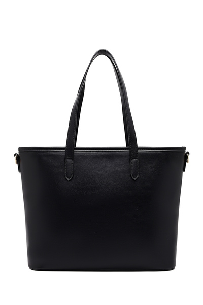 Derimod Women's Black Printed Long Strap Charmlı Classic Shoulder Bag 25Wbd286226