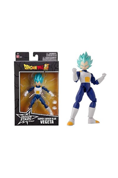 BANDAI Dragon Ball 16 Cm Super Saiyan Blue Vegeta Poz Verilebilir Figür 36773