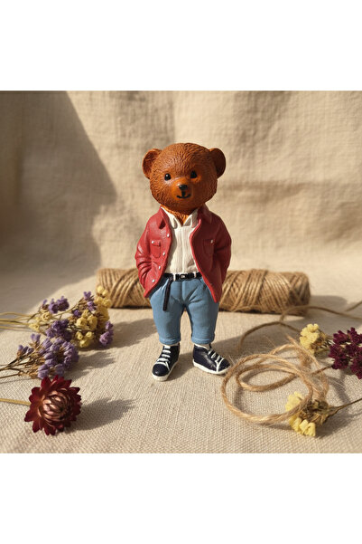 Axnur Dekoratif El Yapımı Teddy Bear Ayıcık Koleksiyonu Bibloları