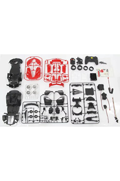 Rastar Buildable RC Car Kit Ferrari FXX K Evo, 2.4 GHz, 27.2 cm, 1:18, 84 pcs, 8+