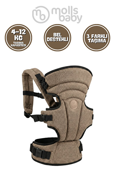 Molls Baby Premium Bel Destekli Kanguru 4-12 KG BABY CARRIER