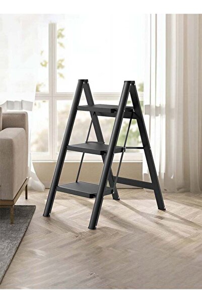 Taimi High Quality Aluminum Ladder With Three Steps Lightweight And Durable Foldable For Easy Storage