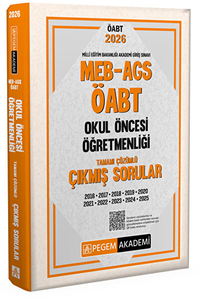 Pegem Akademi Yayıncılık 2026 MEB AGS ÖABT Okul Öncesi Öğretmenliği Tamamı Çö...