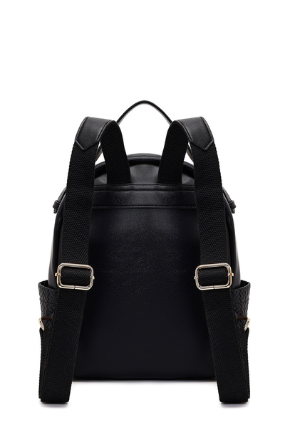 Derimod Women's Black Printed Backpack 25Abd285126