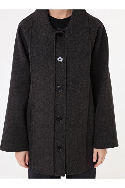 Refka Κασκόλ με λεπτομέρεια από κασκόλ - Μαύρο -