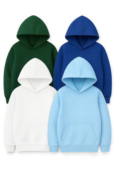 CLAYES Σετ με κουκούλα βασικών φούτερ - επένδυση fleece υλικά για τον χειμώνα