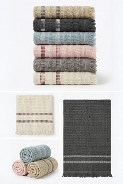 Anılsan 6-пакет рушників Agros - 50x80 см, 170 г, 100% бавовна, рушники для спа-салонів та готелів, придатні для щоденного використання