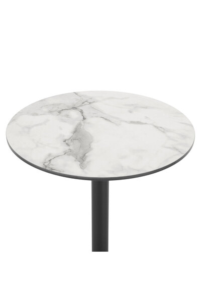 Maison Mex Garden/terrace bar table, CLEO, H.108 D.60 cm, black/mix gray